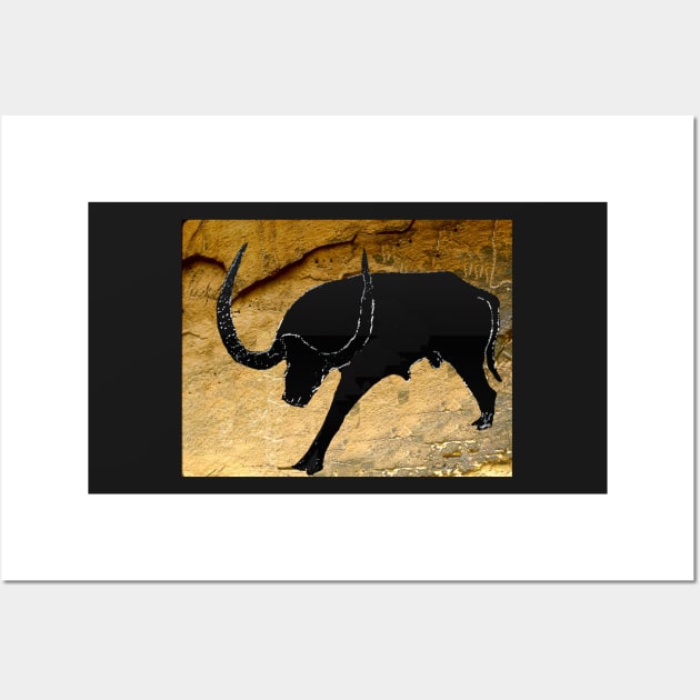 Neolithic Buffalo of Oran Wall Art by mindprintz